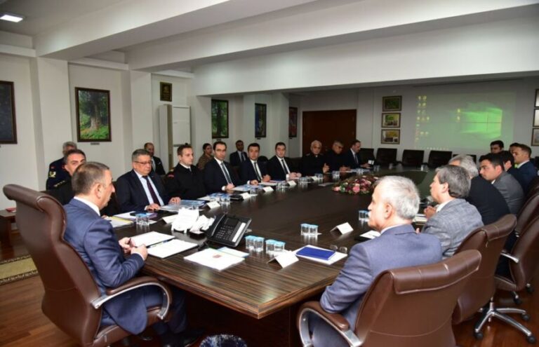 Vali Hacıbektaşoğlu liderliğinde genel asayiş toplantısı yapıldı