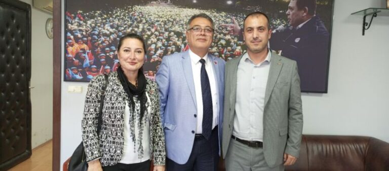 Dikmen, Türk Metal Sendikası’nı ziyaret etti