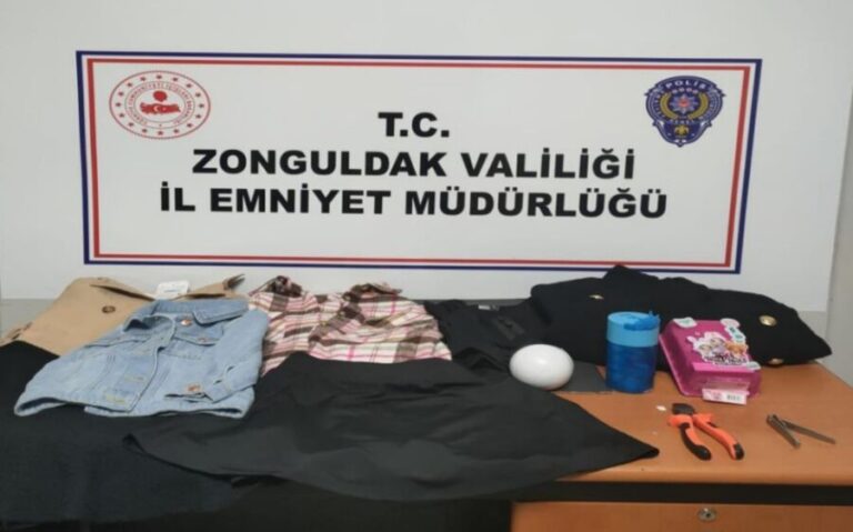 Kdz. Ereğli’de kıyafet hırsızı Ruslar yakalandı