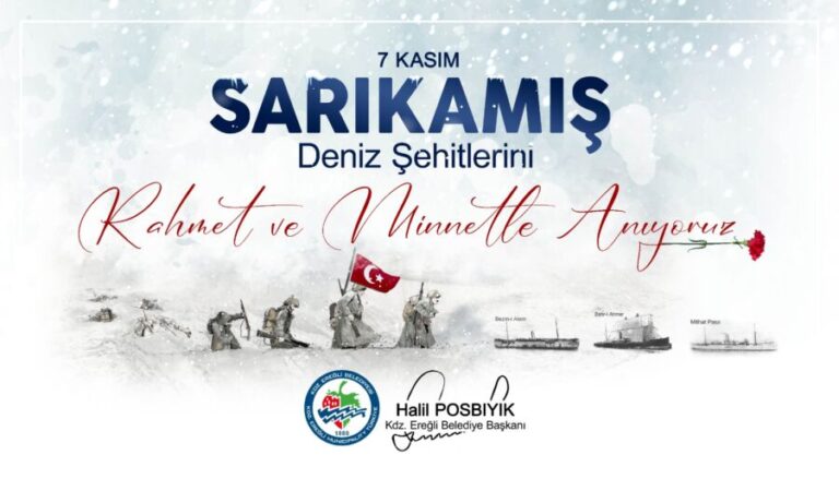 Başkan Posbıyık Sarıkamış Şehitlerini andı