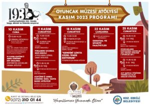 Oyuncak Müzesi, Kasım ayı programı