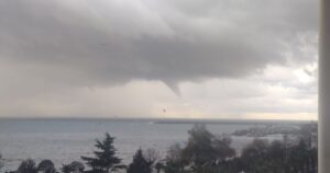 Kdz. Ereğli’de devasa büyüklükte hortum meydana geldi