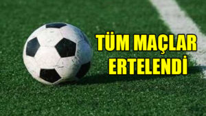 Zonguldak’ta amatör maçlar fırtına nedeniyle ertelendi