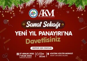 Sanat Sokağı Yeni Yıl Panayırı’na davetlisiniz!