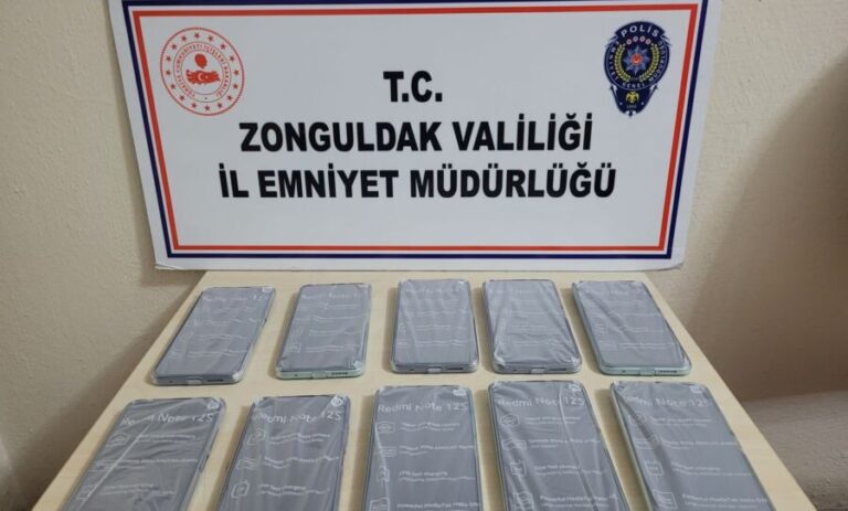 Kdz. Ereğli’de kaçak telefon operasyonu