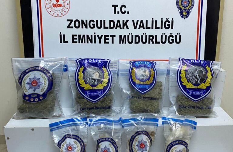 Zonguldak’ta uyuşturucu operasyonu