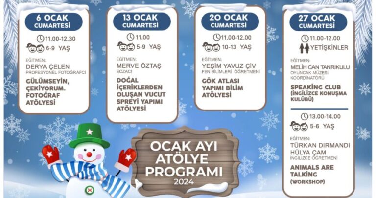Oyuncak Müzesi, Ocak ayı programı belli oldu