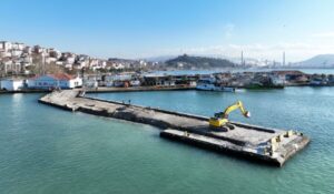 Bozhane Limanı’nda tadilat çalışmaları başladı