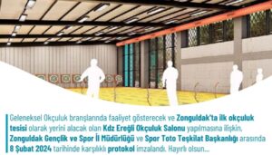 Milletvekili Bozkurt açıkladı: Kdz. Ereğli’ye okçuluk salonu yapılıyor