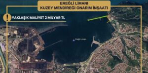 Kdz. Ereğli limanı kuzey mendireği onarım inşaatı