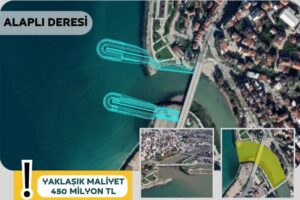 Alaplı Deresi yapım işi ihalesi yapılıyor