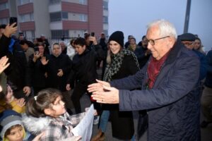 Bağlık mahallesi, soğuk havayı Posbıyık sevgisiyle ısıttı