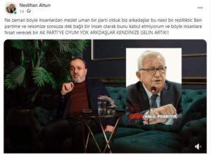 “Biz ne zaman böyle insanlardan medet umar olduk”