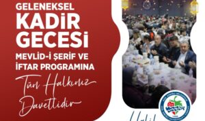 Kdz. Ereğli Belediyesi, Kadir Gecesi programı düzenliyor