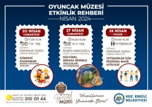 Oyuncak Evi Nisan ayı atölye programı