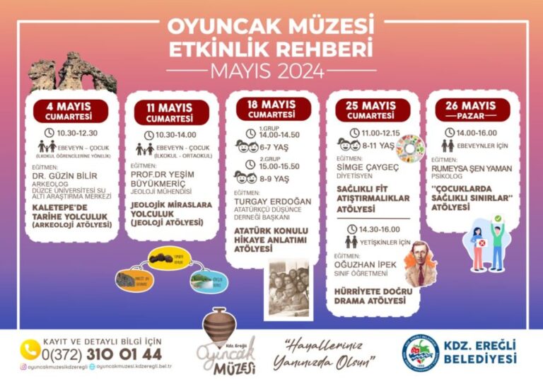 Oyuncak Müzesi Mayıs Ayı atölye programı