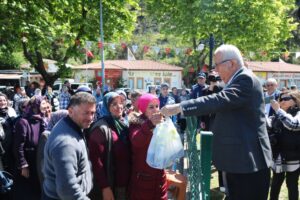 350 bin ata tohumu fidesi, Kdz. Ereğli halkıyla buluştu