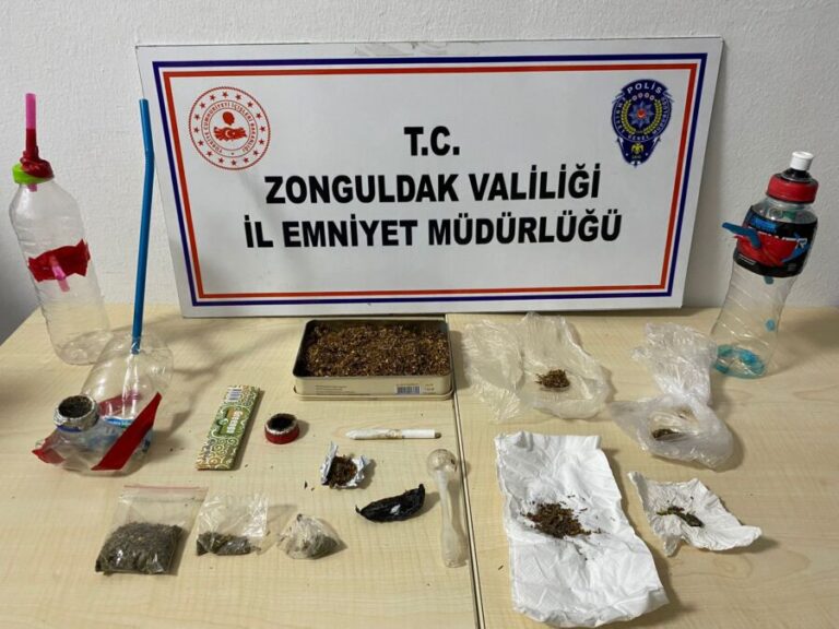 Zonguldak geneli uyuşturucu operasyonu: 3 kişi tutuklandı