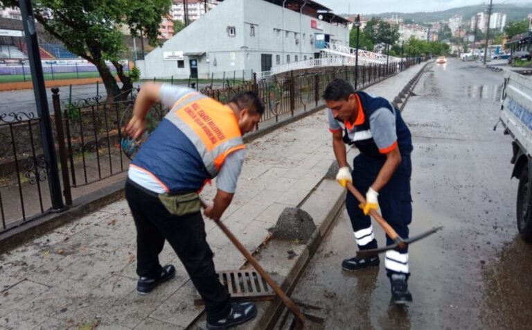 Kdz. Ereğli Belediyesi, kötü hava koşullarına karşı teyakkuzda