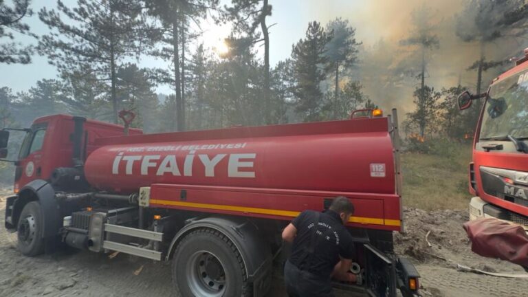 Kdz. Ereğli Belediyesi’nden itfaiye desteği