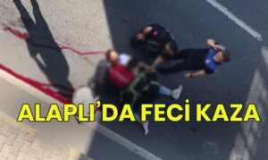 Alaplı’da feci kaza…