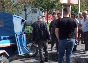 Tır patpata çarptı: 1 kişi yaralandı