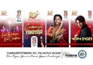 Kdz. Ereğli, 3 gün coşkuyla Cumhuriyetin 101. Yılını kutlayacak