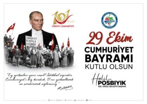 Başkan Posbıyık, Cumhuriyet’in 101. Yılını kutladı