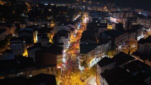 Kdz. Ereğli Atatürk ve Cumhuriyet için yürüdü