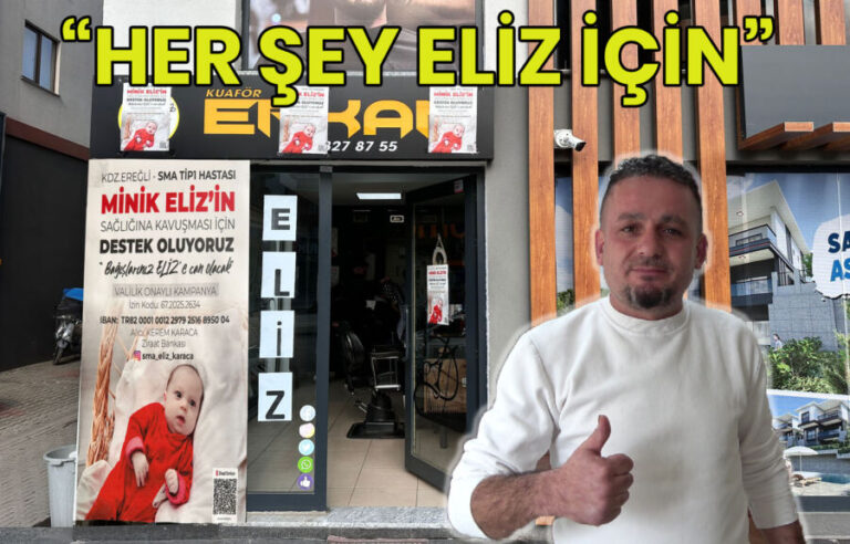 Kuaför Erkan’dan anlamlı bağış kampanyası