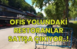 7 restoran meclis kararıyla satışa çıkıyor..!