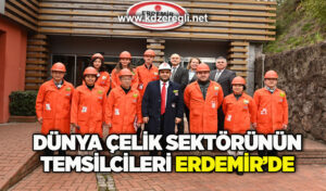 Dünya çelik sektörünün temsilcileri Erdemir’de