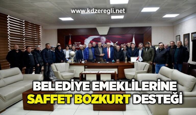 Belediye emeklilerinin mağduriyetine Saffet Bozkurt desteği