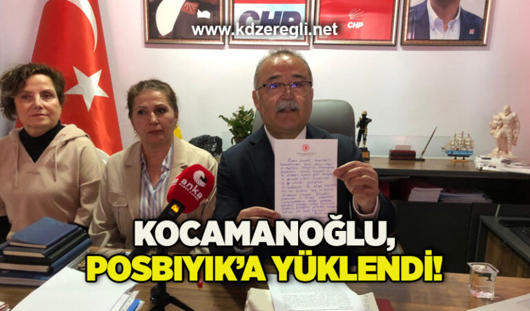 Kocamanoğlu istifa eden meclis üyelerine sahip çıktı, Posbıyık’a yüklendi