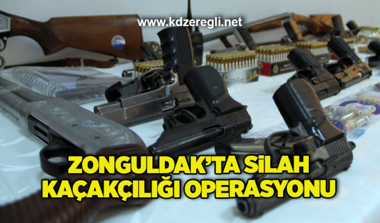 Zonguldak’ta silah kaçakçılığı operasyonu: 12 gözaltı
