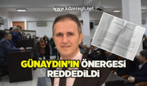 İYİ Parti Meclis üyesi Günaydın’ın önergesi reddedildi