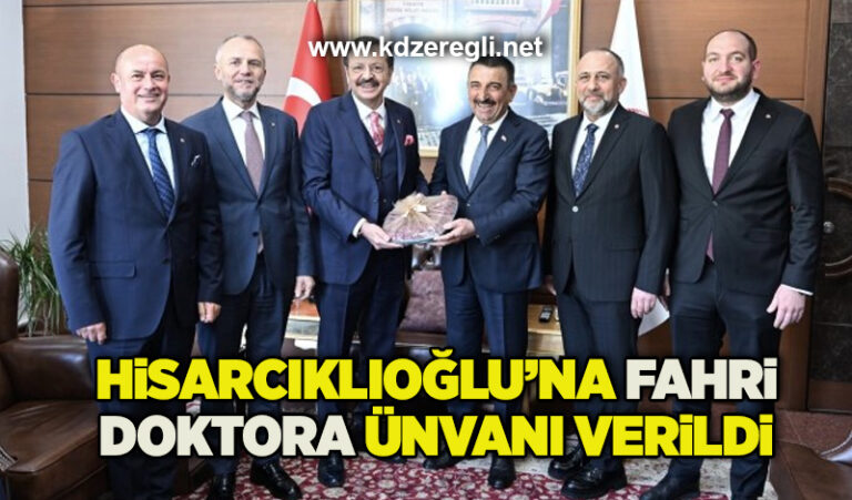 TOBB Başkanı Hisarcıklıoğlu’na fahri doktora ünvanı verildi