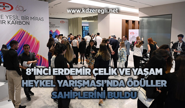 8’inci Erdemir Çelik ve Yaşam Heykel Yarışması’nda ödüller sahiplerini buldu