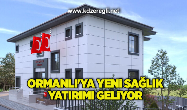 Ormanlı’ya yeni sağlık yatırımı geliyor