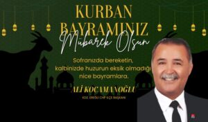 Ali Kocamanoğlu bayram mesajı