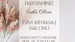 Favori Masaj İyi Bayramlar diler..