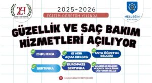 Güzellik ve Saç Bakım Uzmanı olmak isteyenlere kapı açıldı