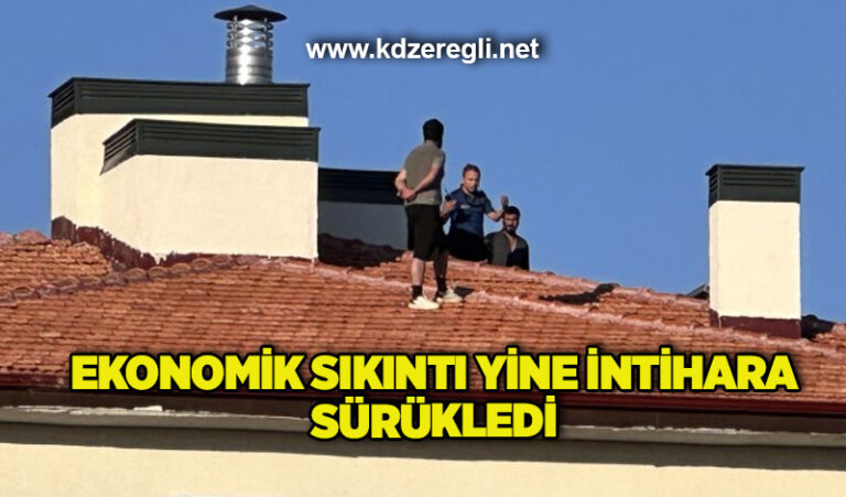 Ekonomik sıkıntı yine intihara sürükledi