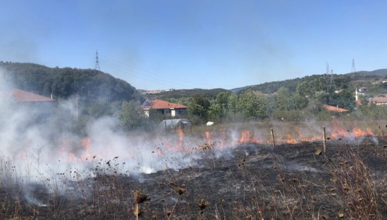 Yazıcılar köyünde bir yangın daha