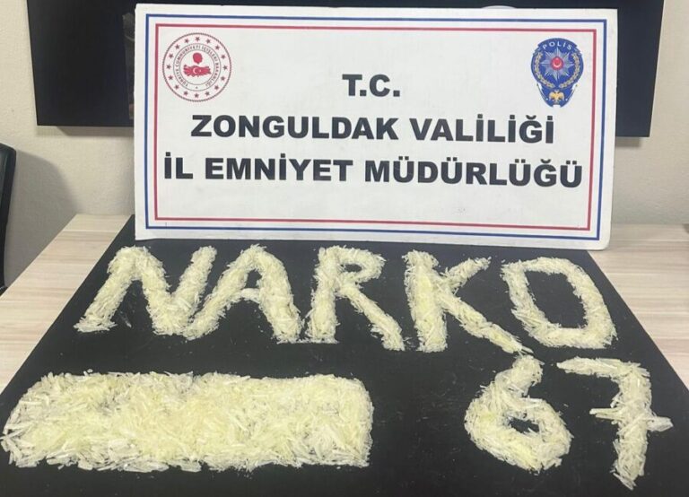 Kdz.Ereğli’de 1 şüpheli üstünde 1,5 kg metamfetamin ile yakalandı