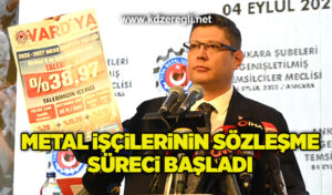 Metal işçilerinin sözleşme süreci başladı