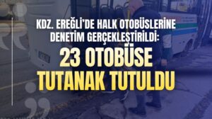 Kdz. Ereğli’de halk otobüsleri denetlendi