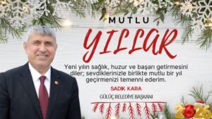 Sadık Kara’nın yeni yıl mesajı