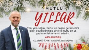 Arslan Keleş’in yeni yıl mesajı