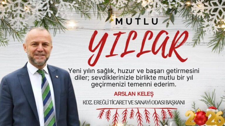 Arslan Keleş’in yeni yıl mesajı